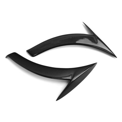 Auto Carbon Fiber Side Fender Air Vent Trim สําหรับ BENZ C-Class W205 C63 4 ประตู