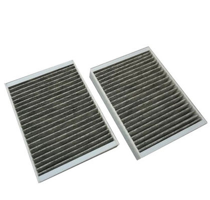 ออโต้อะไหล่ AC Filter สีเทาเข้ม Activated Carbon Filter 64119366403 สําหรับซ่อมแซมอะไหล่รถยนต์ที่ใช้สําหรับ BMW